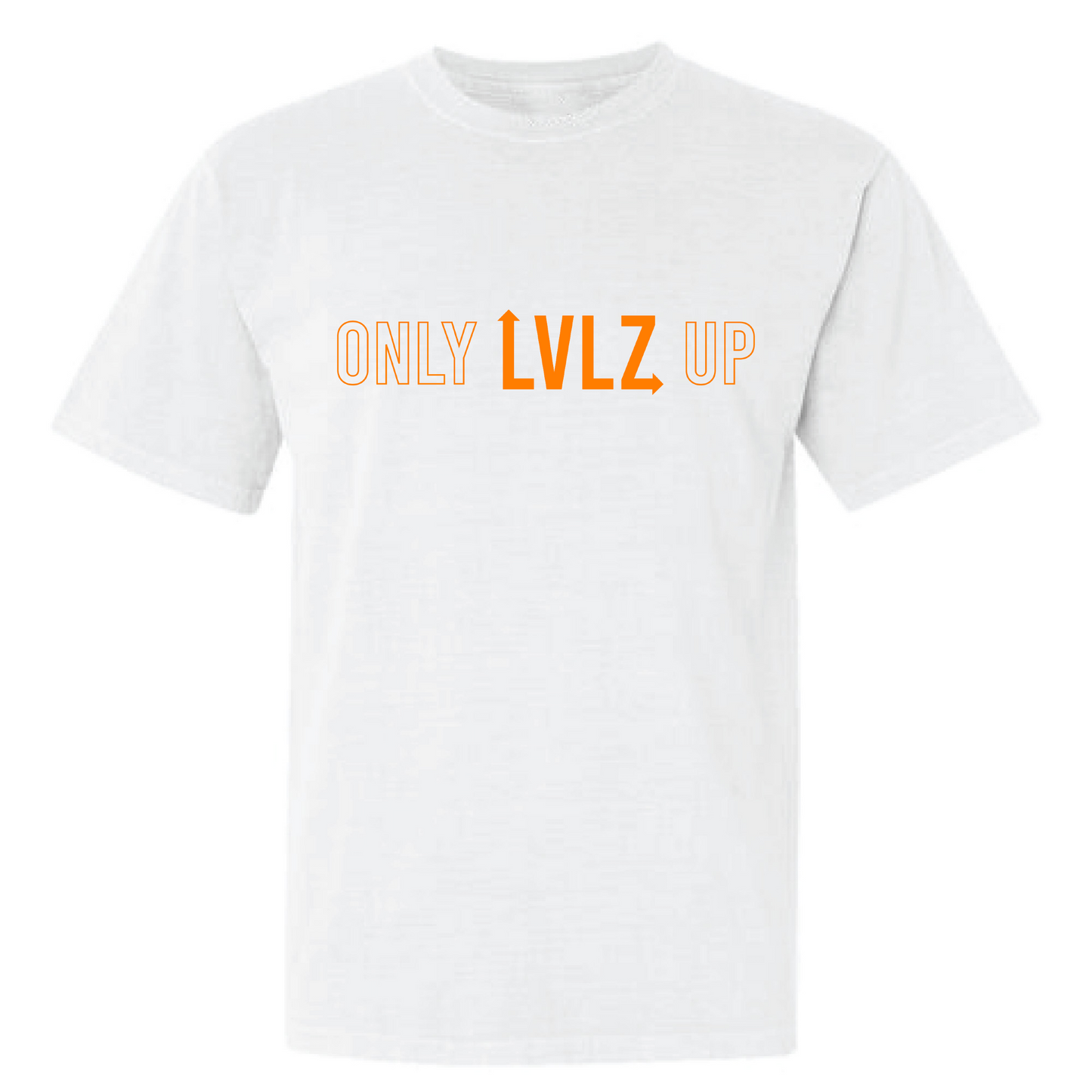 ‘OnlyLVLZUp’ White Tee